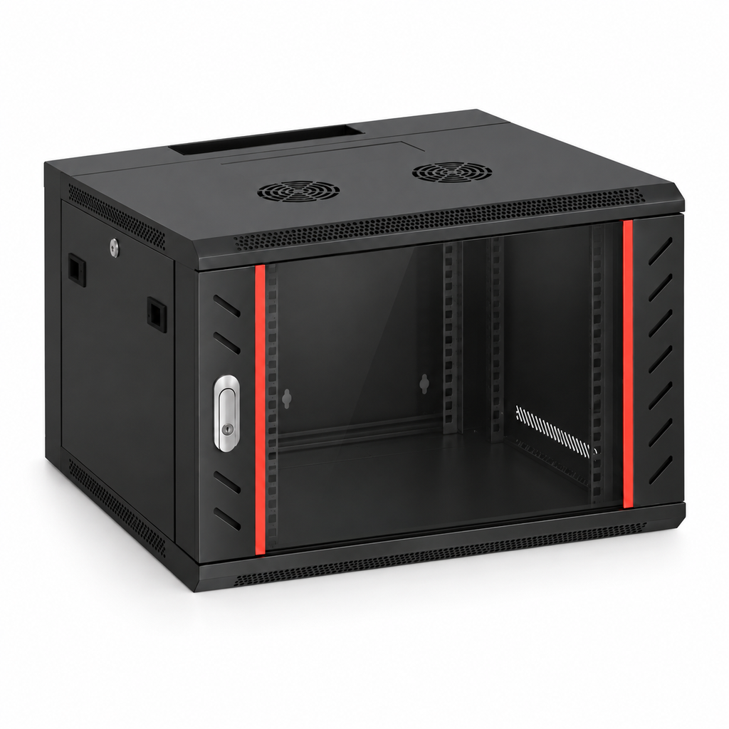 [MW.6606] DAD LINK 6U (600×600mm) Wall Mount Server Rack – 19" Network Rack Enclosure