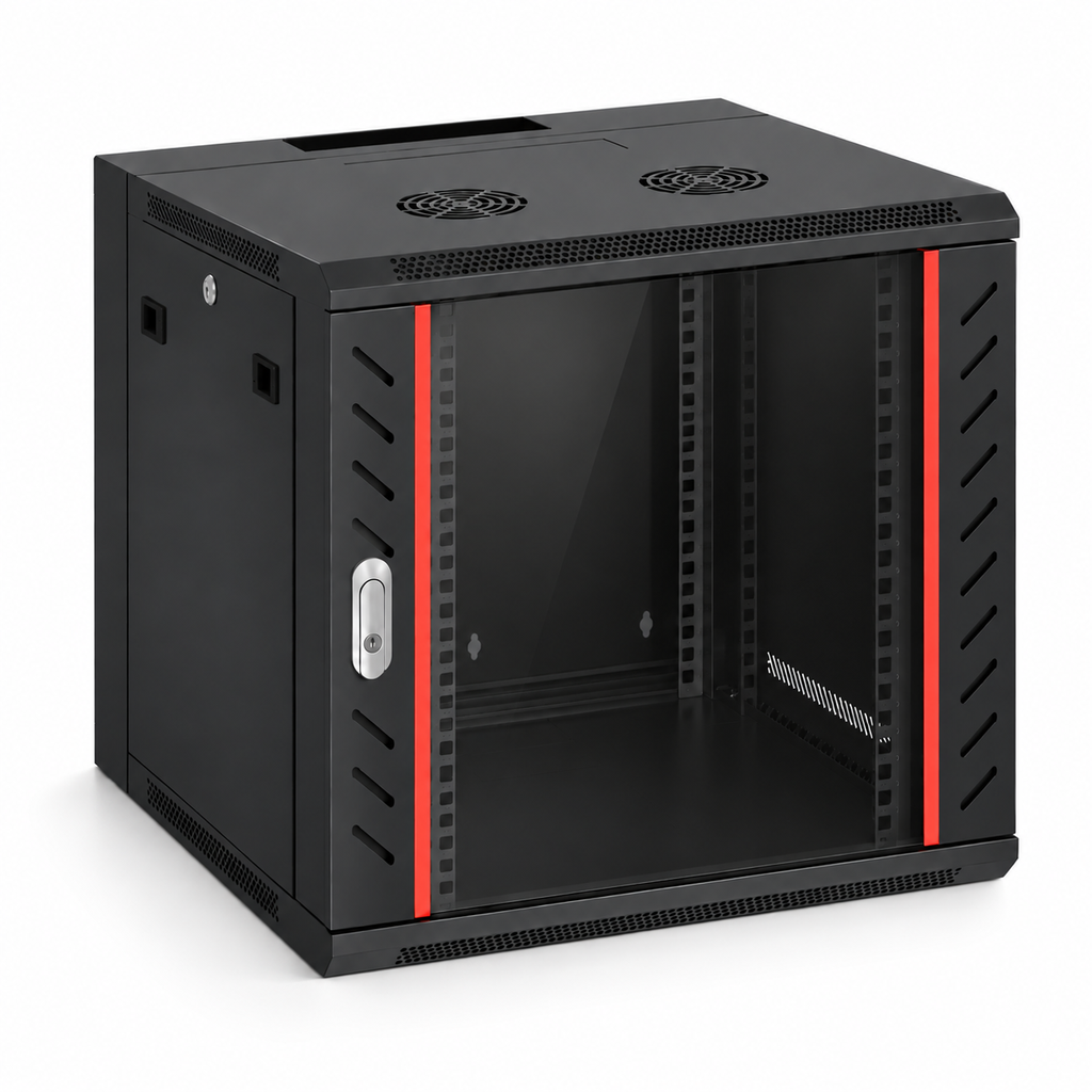 DAD LINK 9U (600×600mm) Wall Mount Server Rack – 19" Network Rack Enclosure