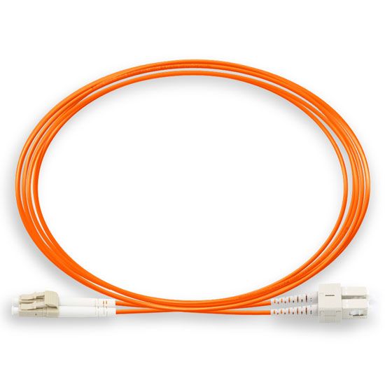 [DAD-LCU-SCU-OM1D-1M] DAD LINK Fiber Optic OM1 LC-SC Duplex Patch Cord (1 Meter)