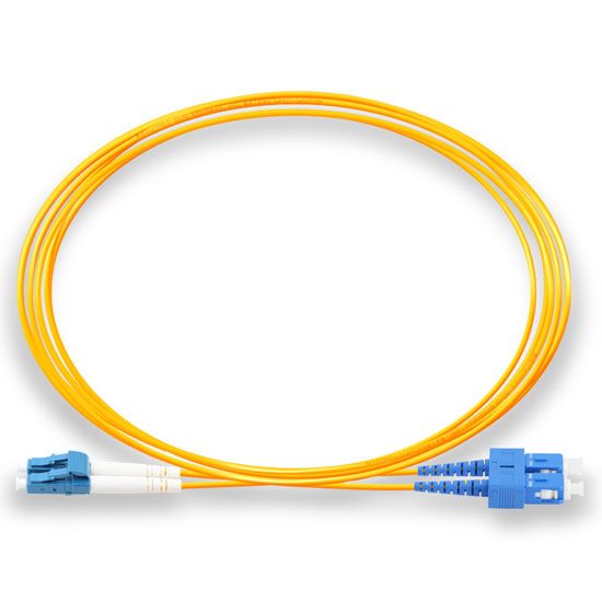 [DAD-LCU-SCU-OS2D-1M] DAD LINK Fiber Optic OS2 LC-SC Duplex Patch Cord (1 Meter)